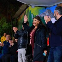 Clara Brugada presume que lleva 40 puntos de ventaja sobre Santiago Taboada