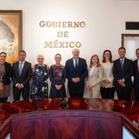 Sheinbaum recibe al presidente del BID, organismo criticado por AMLO
