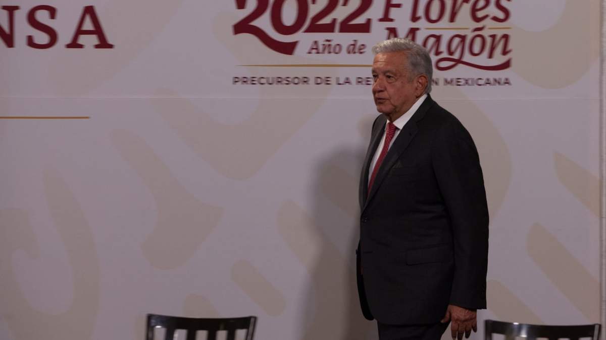 El presidente en su conferencia