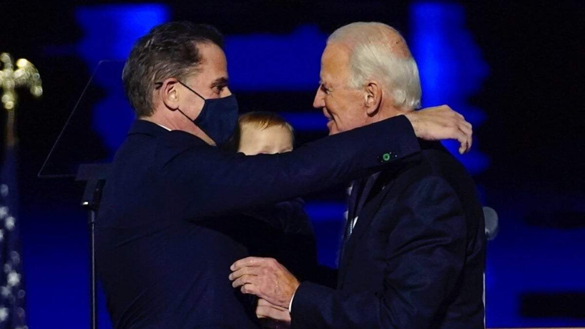 Hunter y Joe Biden