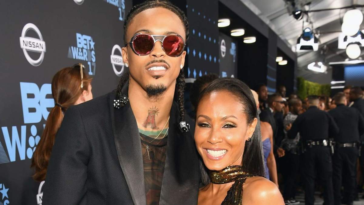 August Alsina y Jada Pinkett. Fuente: (Twitter)