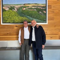 Sonrientes y abrazados: Monreal y Adán Augusto presumen “unión” a un mes de su pleito