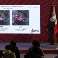 Cemex, Heineken, Topo Chico, Lala... exhiben en la mañanera a empresas que acaparan agua en NL
