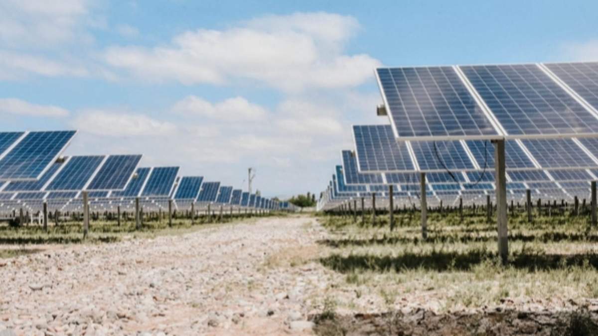 Los paneles no solo producen energía, sino que también reflejan la luz solar, contribuyendo a mitigar el calentamiento atmosférico. Fuente: (X)