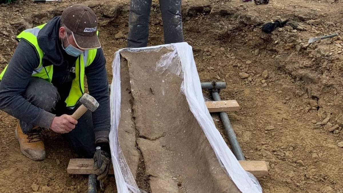 Excavación en Leeds. Fuente: (Twitter)