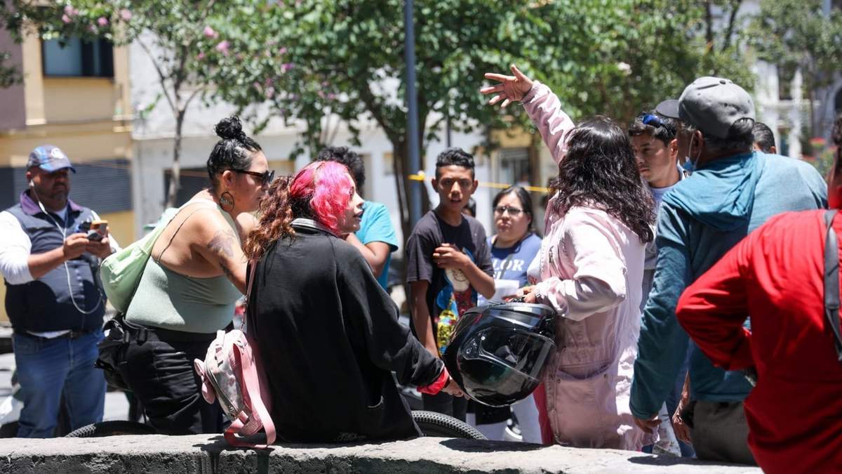 Protesta de vecinos el martes en la Plaza de la Conchita por la instalación del punto de tolerancia