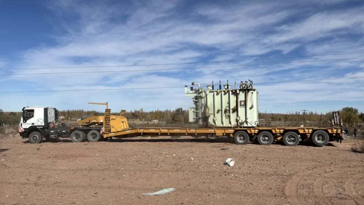 Transformador del EPEN a Zapala. Fuente: (Neuquén Informa)