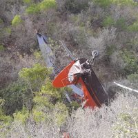 Un muerto y un herido por desplome de avioneta en Salinas Victoria, NL