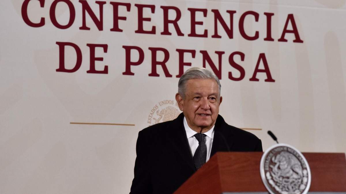 La conferencia matutina de este martes en Palacio Nacional
