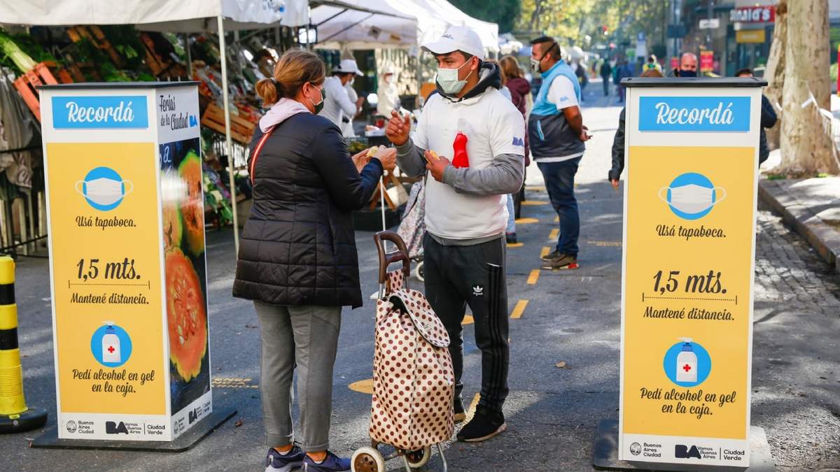 Feria itinerante en CABA. Fuente: (Twitter)