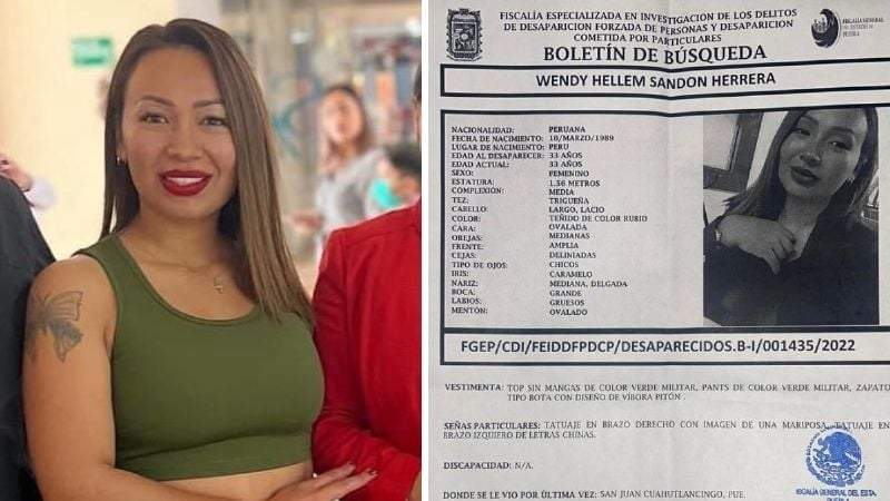 Wendy Hellem Sandon, originaria de Perú