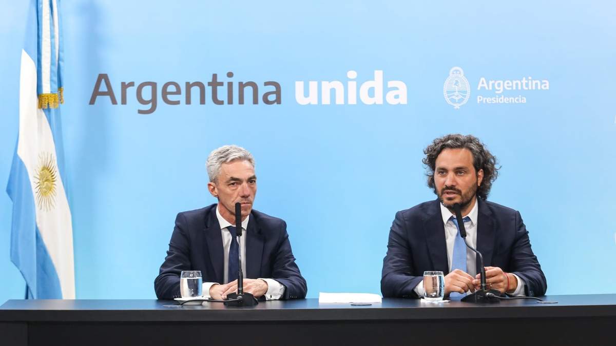 Meoni y Cafiero. Fuente: (Twitter)