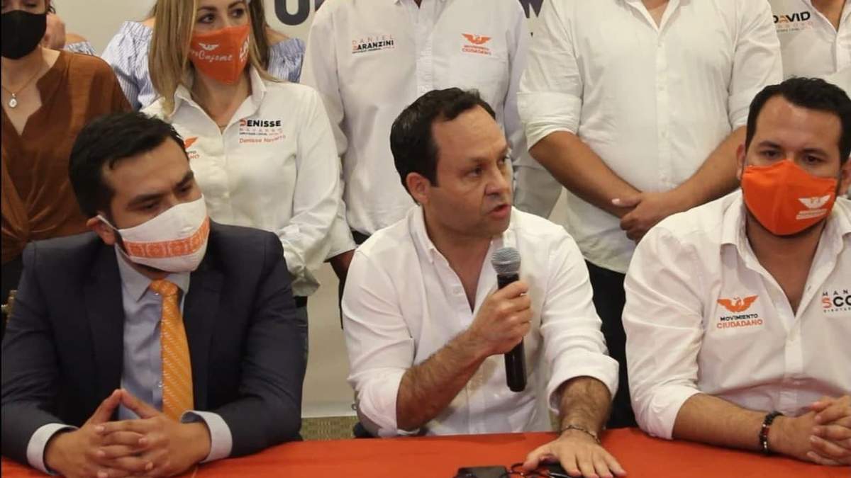 El coordinador nacional de Movimiento Ciudadano, Clemente Castañeda
