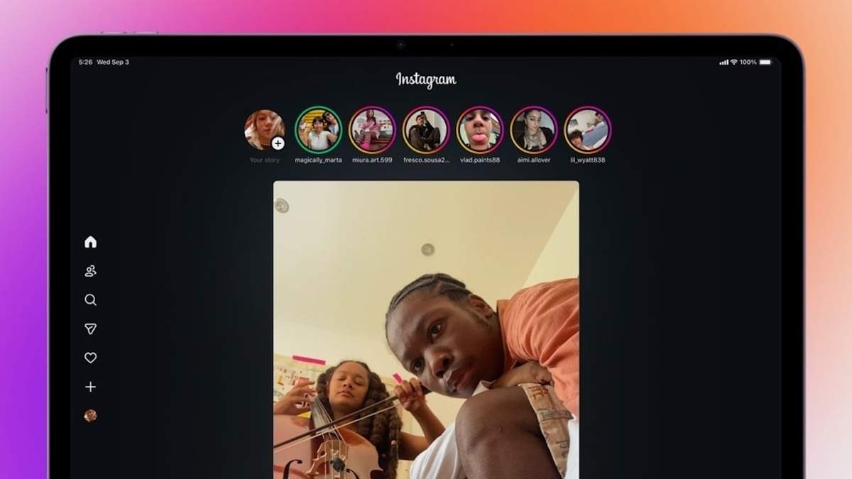 App de Instagram para iPad