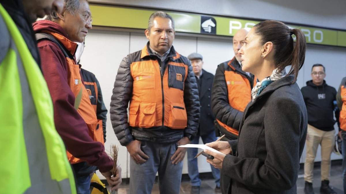 La jefa de Gobierno en Metro Potrero este lunes