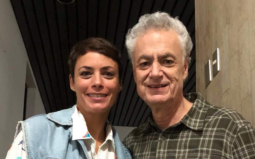 La actriz Bérénice Bejo con Arturo Ríos, protagonistas de México 86