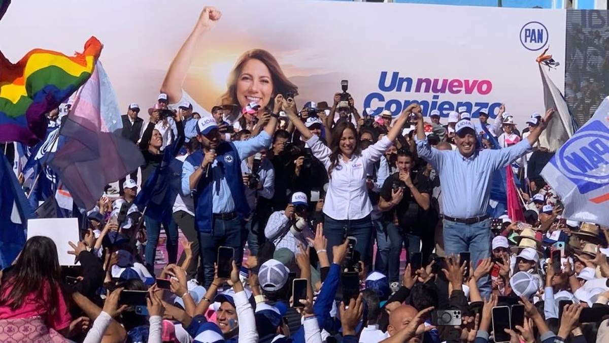 Libia Dennise García en el arranque de su precampaña