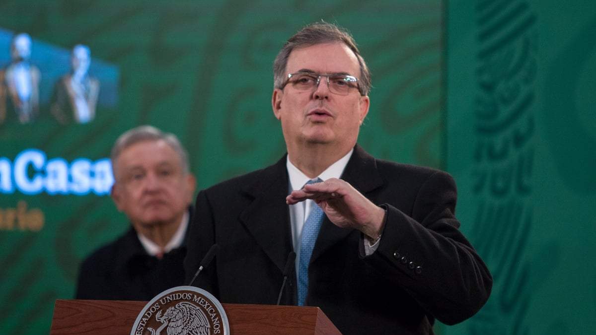 El canciller Marcelo Ebrard