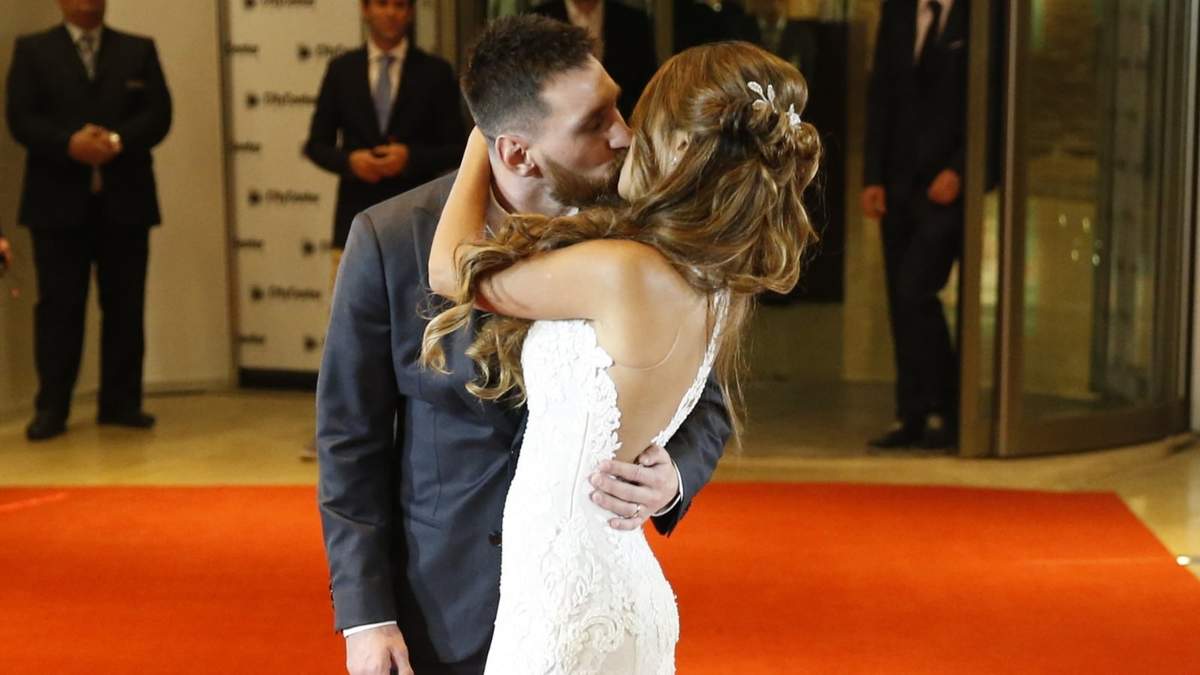 Lionel Messi y Antonella Roccuzzo