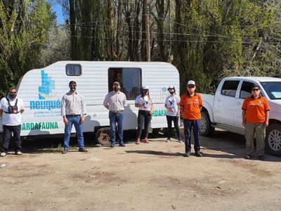 Funcionarios de Junín y San Martín de los Andes recibieron a los primeros pescadores