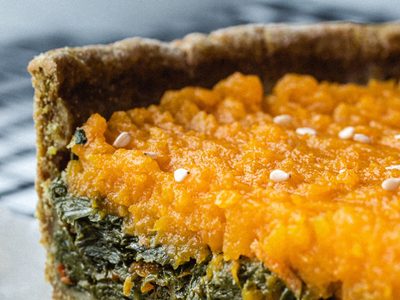 Tarta bicolor: comer rico y saludable se puede, con esta receta fácil que es un 10 para la cena
