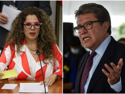 Monreal defiende a la senadora Rocío Abreu, exhibida en video recibiendo dinero en efectivo