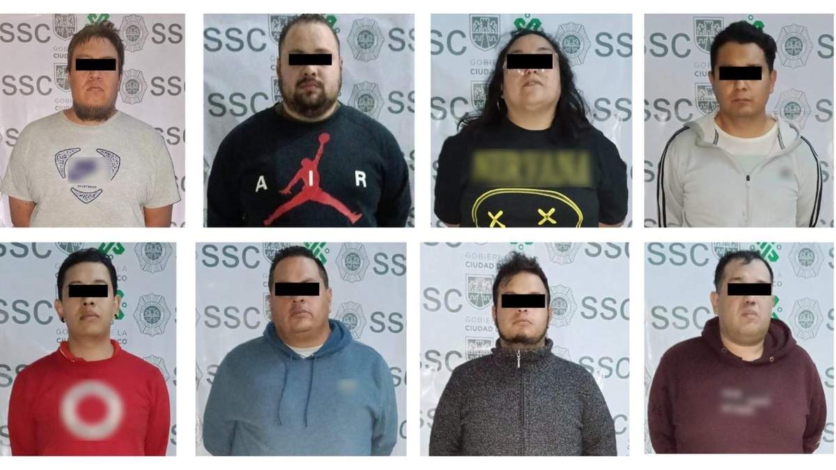Los detenidos por el delito de extorsión