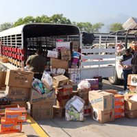Aporta SSPT más de 10 toneladas de alimentos para familias afectadas por inundaciones en Tamaulipas