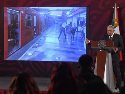 “¿Quieren que suceda una desgracia mayor, no lo vamos a evitar?: AMLO justifica la GN en el Metro