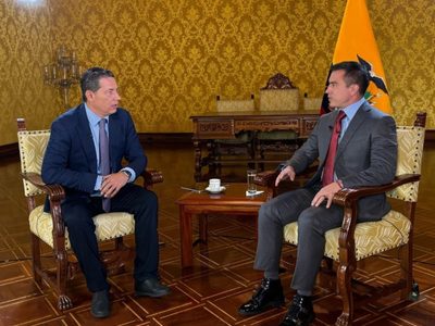 A Ecuador “le encantaría contar” con tropas de EU para hacer frente a las pandillas: Noboa