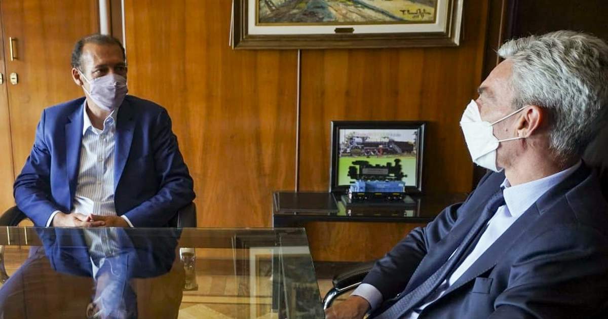 Omar Gutiérrez y Mario Meoni. Fuente: (Twitter)