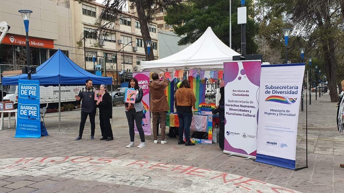 La Municipalidad de Neuquén anunció la Casa de la Igualdad en el marco del Día del Orgullo. Fuente: (Javier Manzano)