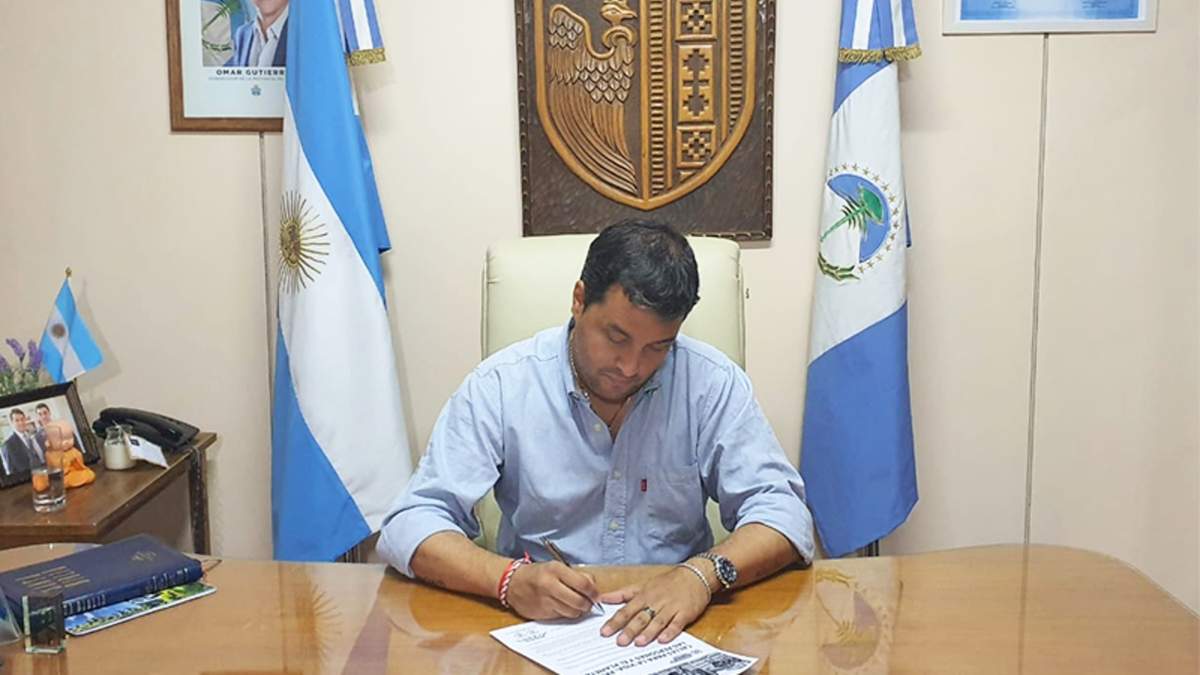 Carlos Koopmann, intendente de Zapala. Fuente: (Twitter)