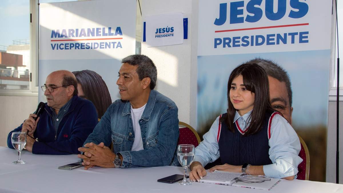 La fórmula presidencial de Libres del Sur. Fuente (Facebook)