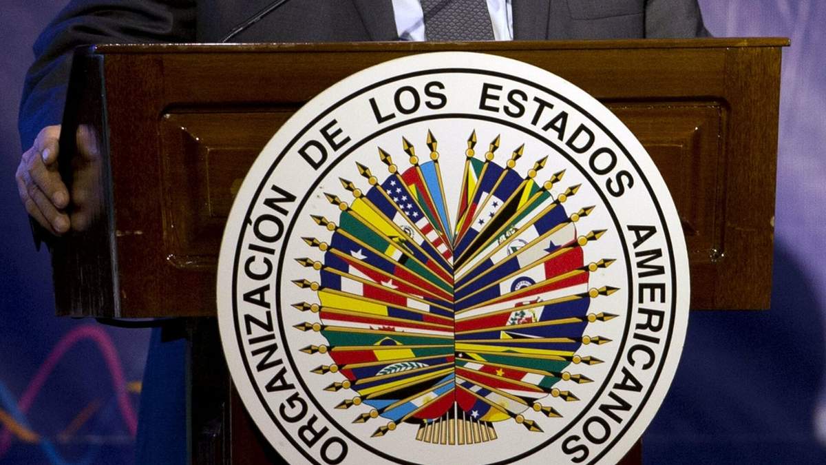 Logotipo de la OEA. Fuente (Twitter)
