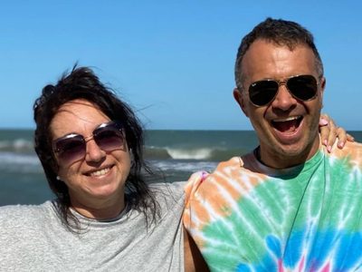 “Ella se desestresa así”: Sergio Lapegüe retrató infraganti a su esposa Bochi y desató carcajadas