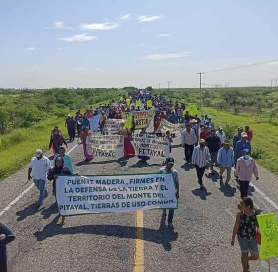 Comunidad de El Pitayal contra obras del Interoceánico