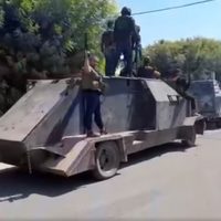 Sicarios del CJNG presumen "Monstruo" arrebatado a Los Viagras