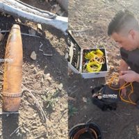 Encontraron otro proyectil de artillería en Las Lajas