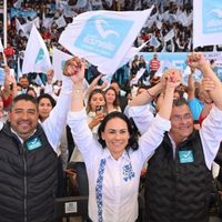 Nueva Alianza unge a Alejandra del Moral candidata a la gubernatura; Morena acusa actos anticipados