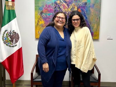 Luisa María Alcalde se reúne con Citlalli Hernández en medio de la sucesión en Morena