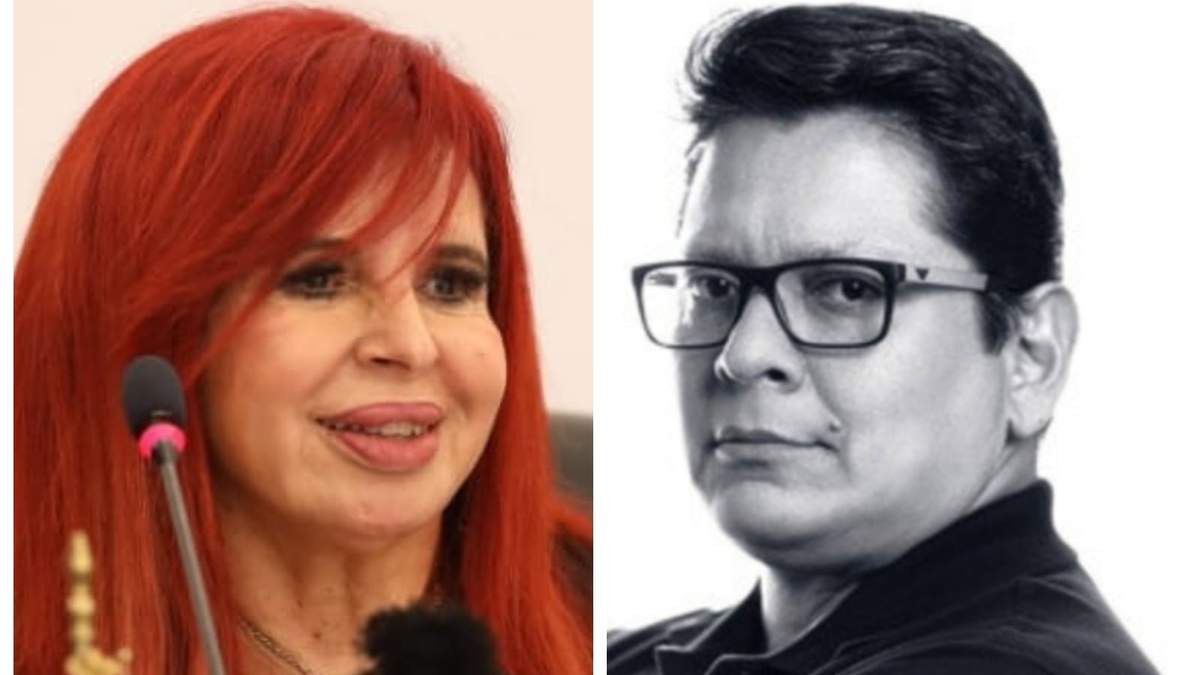 Layda Sansores y su sobrino, Gerardo Sánchez Sansores