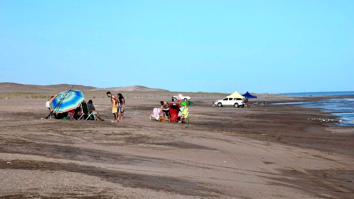 Frente al Atlántico y cerca de Necochea. Fuente: (Instagram)