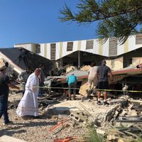 Colapsa el techo de una iglesia en Ciudad Madero; al menos siete muertos y 10 heridos