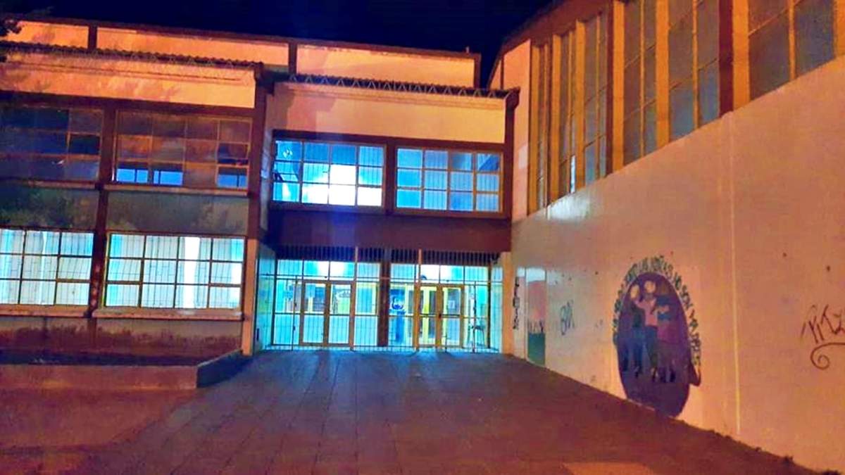 Fuga de gas en el CPEM 3 de Zapala. Fuente: (Twitter)