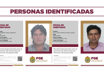 Dos cuerpos fueron entregados a familiares gracias a micrositio creado por Fiscalía de Veracruz