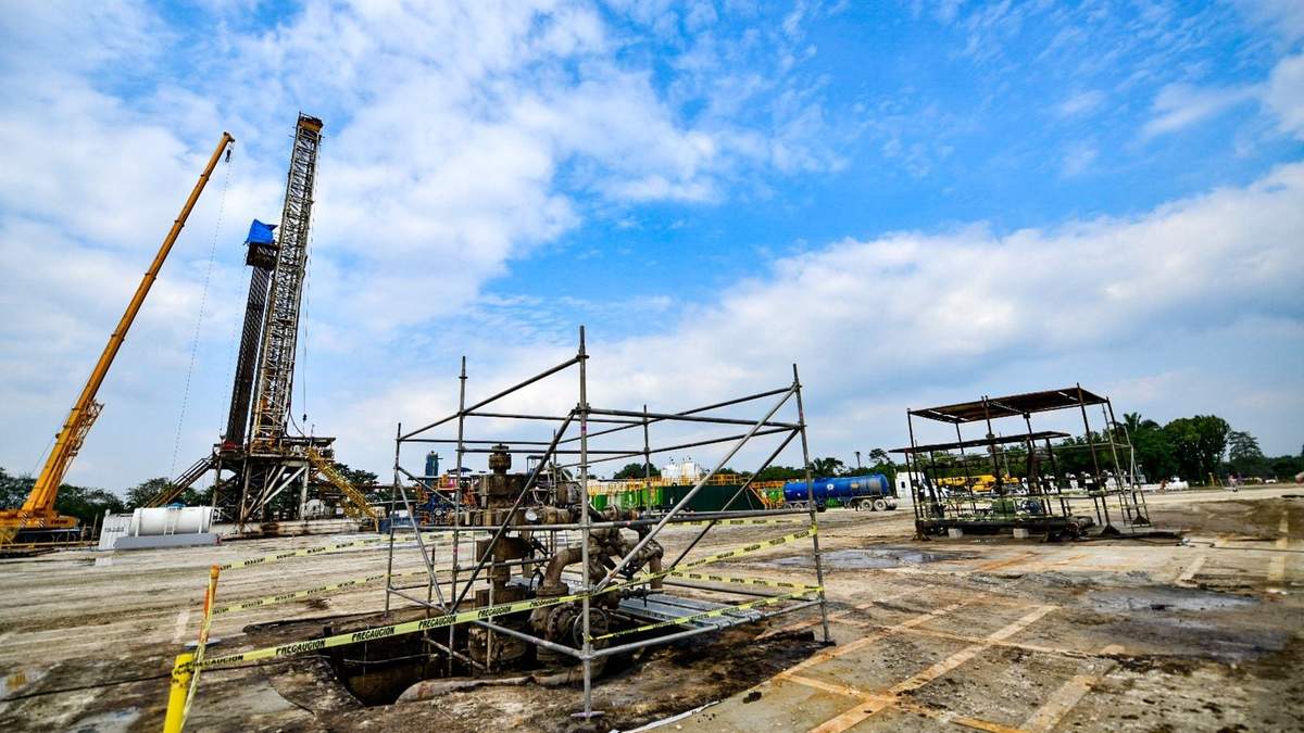 El Campo petrolero Quesqui, de Pemex