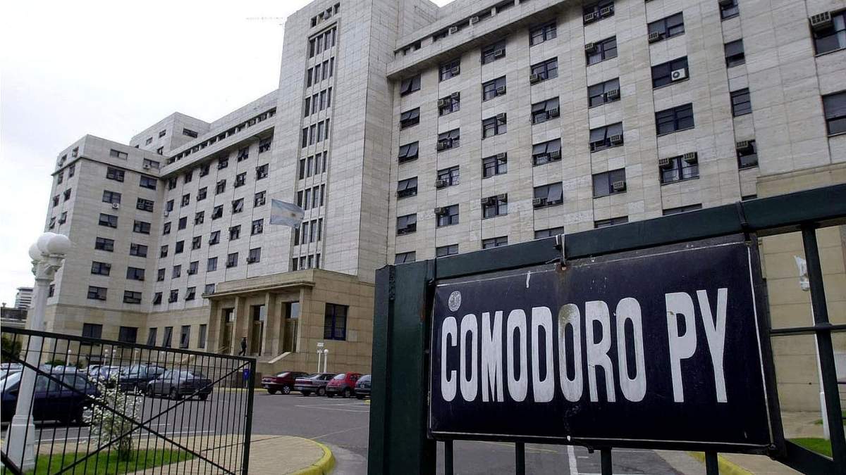 Tribunales Federales de Comodoro Py. Fuente: (Twitter)