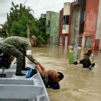 Fuertes lluvias inundan el norte y región de los Tuxtlas en Veracruz
