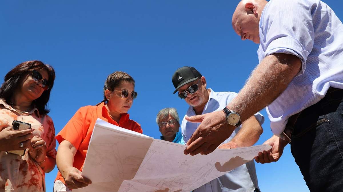 Arabela Carreras en su recorrida. Fuente: (Twitter)